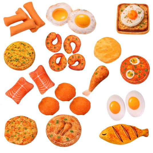 Pretend play Non veg items - 25 piece- Realistic kids play food toys