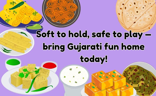 Gujarat Nu Gaurav Thali -35 pieces Gujrati Food Inspired play food toys