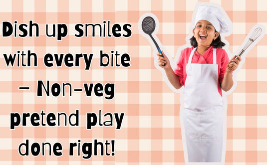 Pretend play Non veg items - 20 piece- Realistic kids play food toys