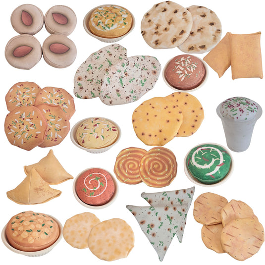 Pretend Play Punjabi Play food set .