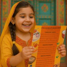 Pretend Play Punjabi Play food set .