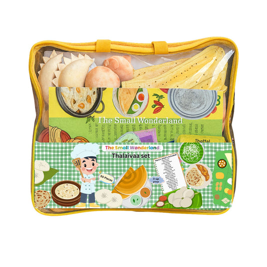 Thalaivaa set- 50 Piece south indian food inspired play food.