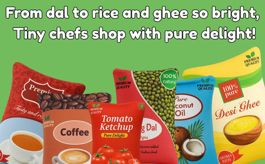 Tiny Trader: Indian Grocery Essentials Play Set - 25 Item