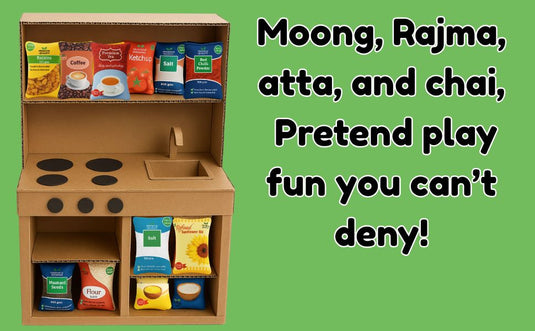 Tiny Trader: Indian Grocery Essentials Play Set - 25 Item