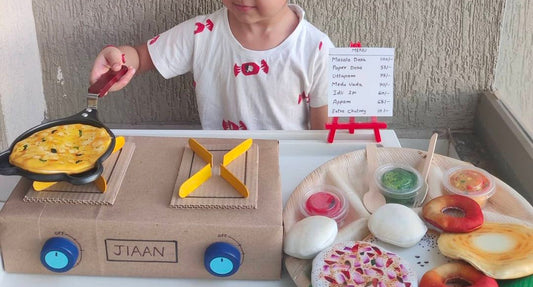 How to create a DIY Indian Restaurant for kids role play set up