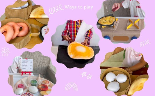 How to set up Dramatic kitchen Play area for south Indian food inspired pretend play fabric toys -Role play as chef for cooking game