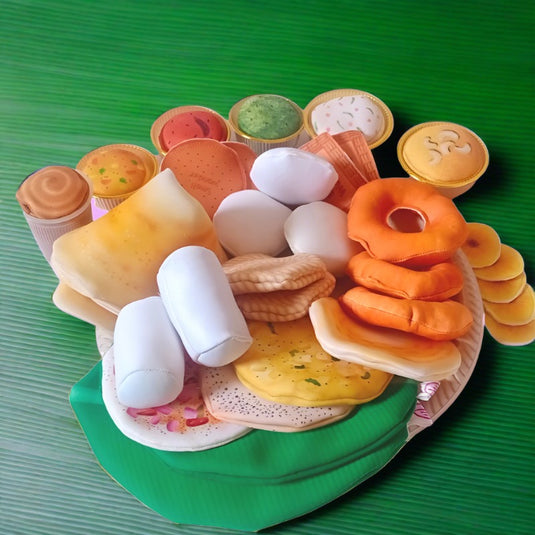 Mahabali set-33 Piece Set south Indian food inspired pretend play food set