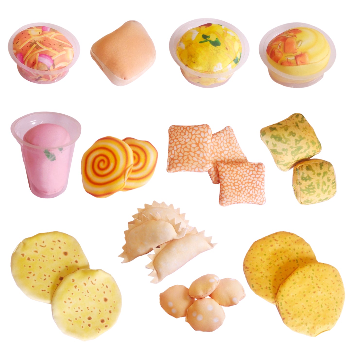 Maratha Samrat Thali -Maharashtrian food Inspired Fabric Toys