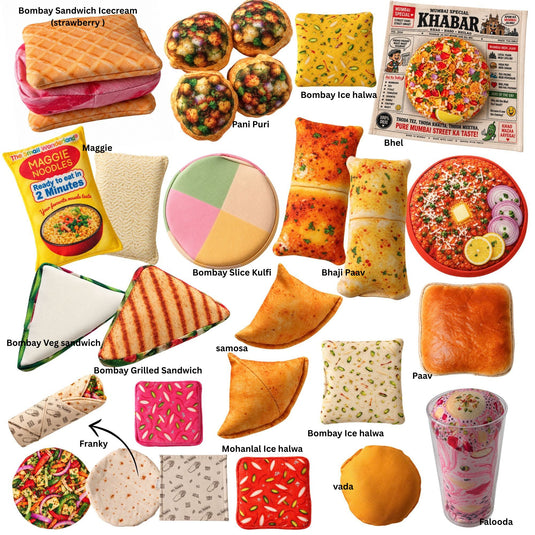 Aamchi Mumbai Pretend Play Food Toys- Indian food inspired kitchen toys