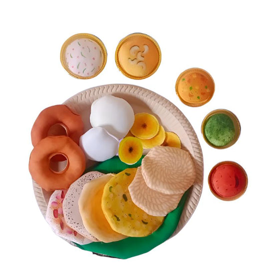 Bahubali Set-20 Piece Set-South Indian food inspired Pretend Play Food Toys