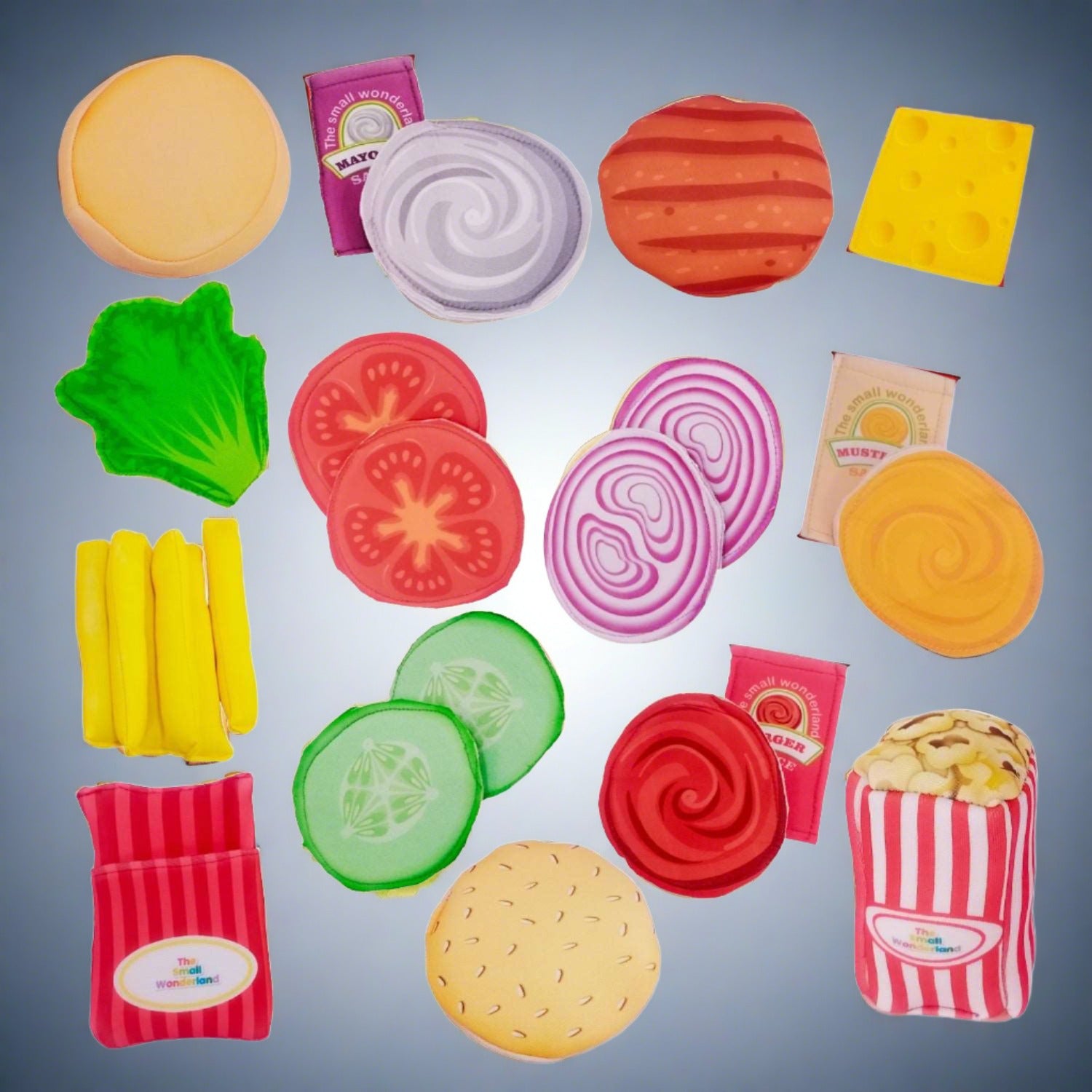 Pretend play Burger ,French fries & popcorn