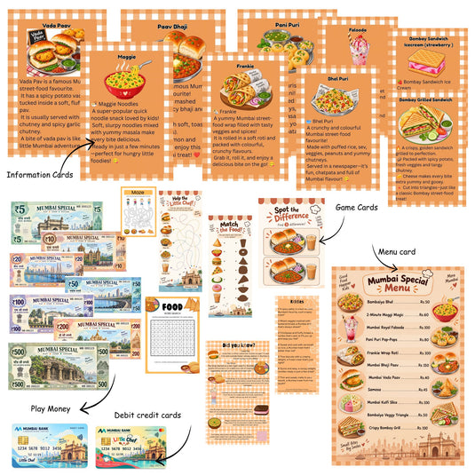 Aamchi Mumbai Pretend Play Food Toys- Indian food inspired kitchen toys