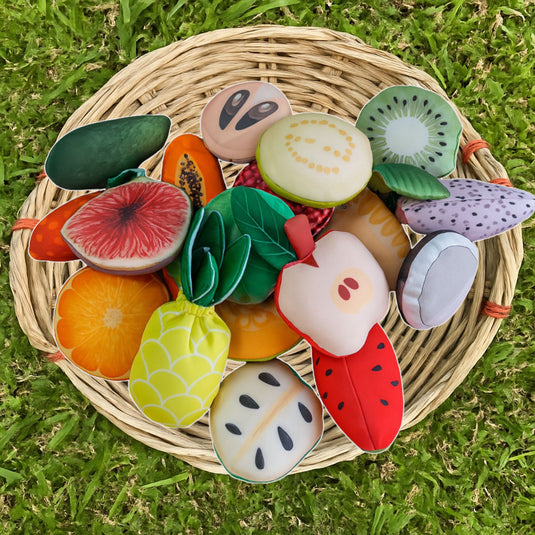 Pretend Play Fruits- 18-Piece Pretend Play Fruits Set