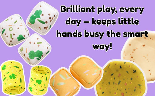 Gujarat Nu Gaurav Thali -Gujrati Food Inspired play food toys