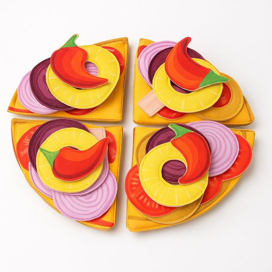 The Small Wonderland Pretend Play Pizza Set – 44 Pieces