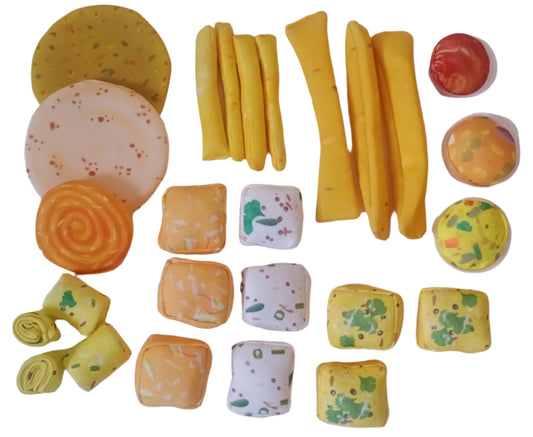 Gujarat Nu Gaurav Thali -Gujrati Food Inspired kitchen/cooking play food toys