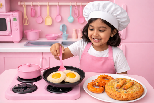 Pretend play Non veg items - 25 piece- Realistic kids play food toys