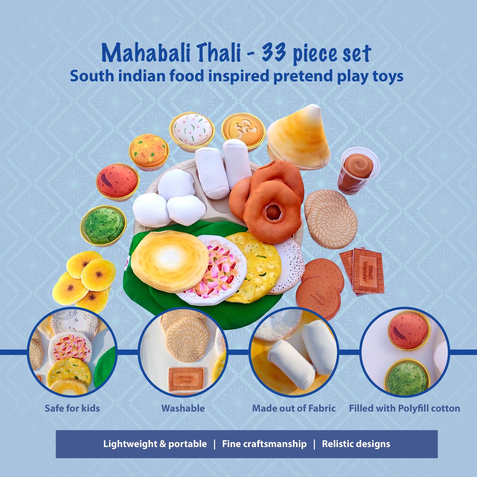 Mahabali Thali-33 Piece Set