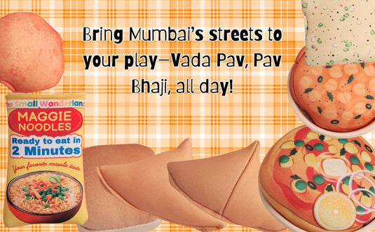 Aamchi Mumbai Pretend Play Food Toys- Indian food inspired kitchen toys