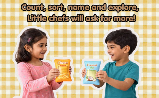 Tiny Trader: Indian Grocery Essentials Play Set - 25 Item