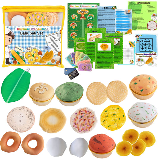 Bahubali Set-20 Piece Set-South Indian food inspired Pretend Play Food Toys