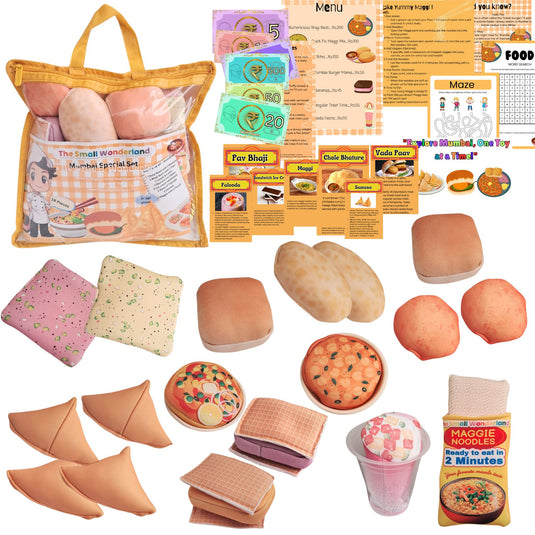 Aamchi Mumbai Pretend Play Food Toys- Indian food inspired kitchen toys