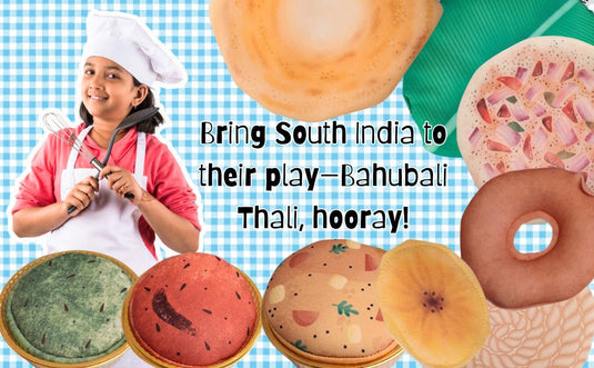 Bahubali Set-20 Piece Set-South Indian food inspired Pretend Play Food Toys