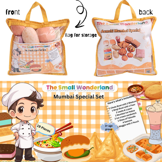 Aamchi Mumbai Pretend Play Food Toys- Indian food inspired kitchen toys