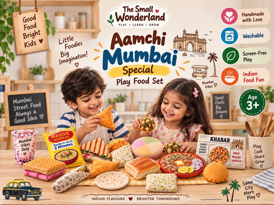 Aamchi Mumbai Pretend Play Food Toys- Indian food inspired kitchen toys