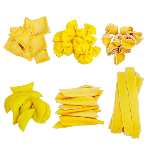 Pretend Play Fabric Pasta Set-60 Pieces-Realistic looking kids play food toys